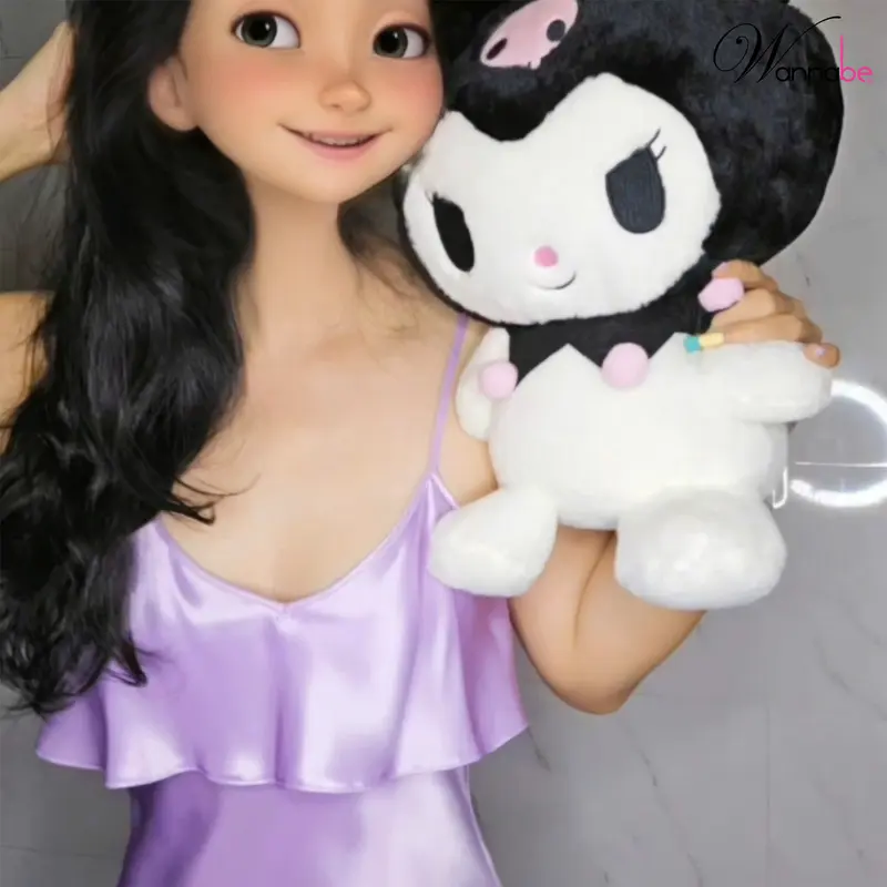 Đầm ngủ lụa WANNABE váy ngủ 2 dây phối bèo ngực che vòng 1 kín đáo nhưng vẫn nữ tính mang lại vẻ xinh tươi cho bạn gái Women Dress Kem Nhung dam ngu lua phi DNS05 4
