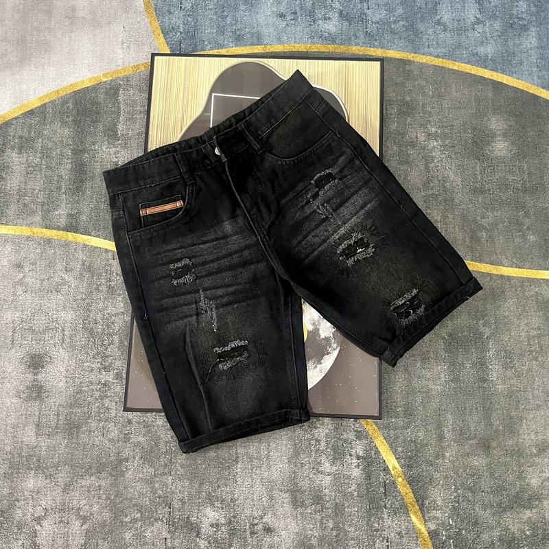 QUẦN SHORT ĐÙI JEAN NAM CHẤT LIỆU BÒ FROM LỬNG NGANG GỐI QUẦN JEAN NAM MÃ QS6219