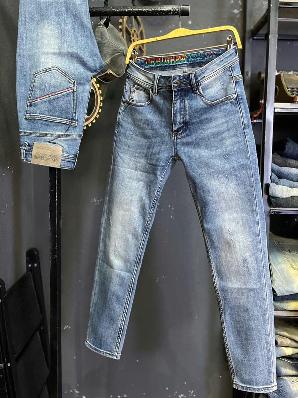  GIÁ MỞ BÁN   3K DENIM Jean Denim Guangzhou-3K1936 Quần Jean Nam Dài Màu Xanh Was Viền Túi Sau Chất Denim Mẫu Mới Chi Tiết Như Hình J4002. 