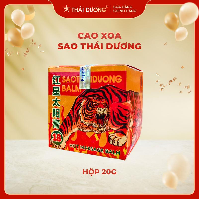 Cao xoa SAOTHAIDUONG BALM Hộp 1 lọ x 20g