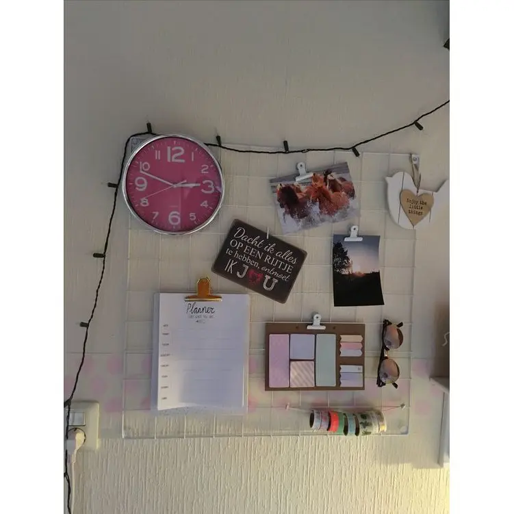 COD Rak Besi grid wire mesh 35x35 cm Kandang Kucing Anjing Kelinci Grid Wall Notice Board Memo 5