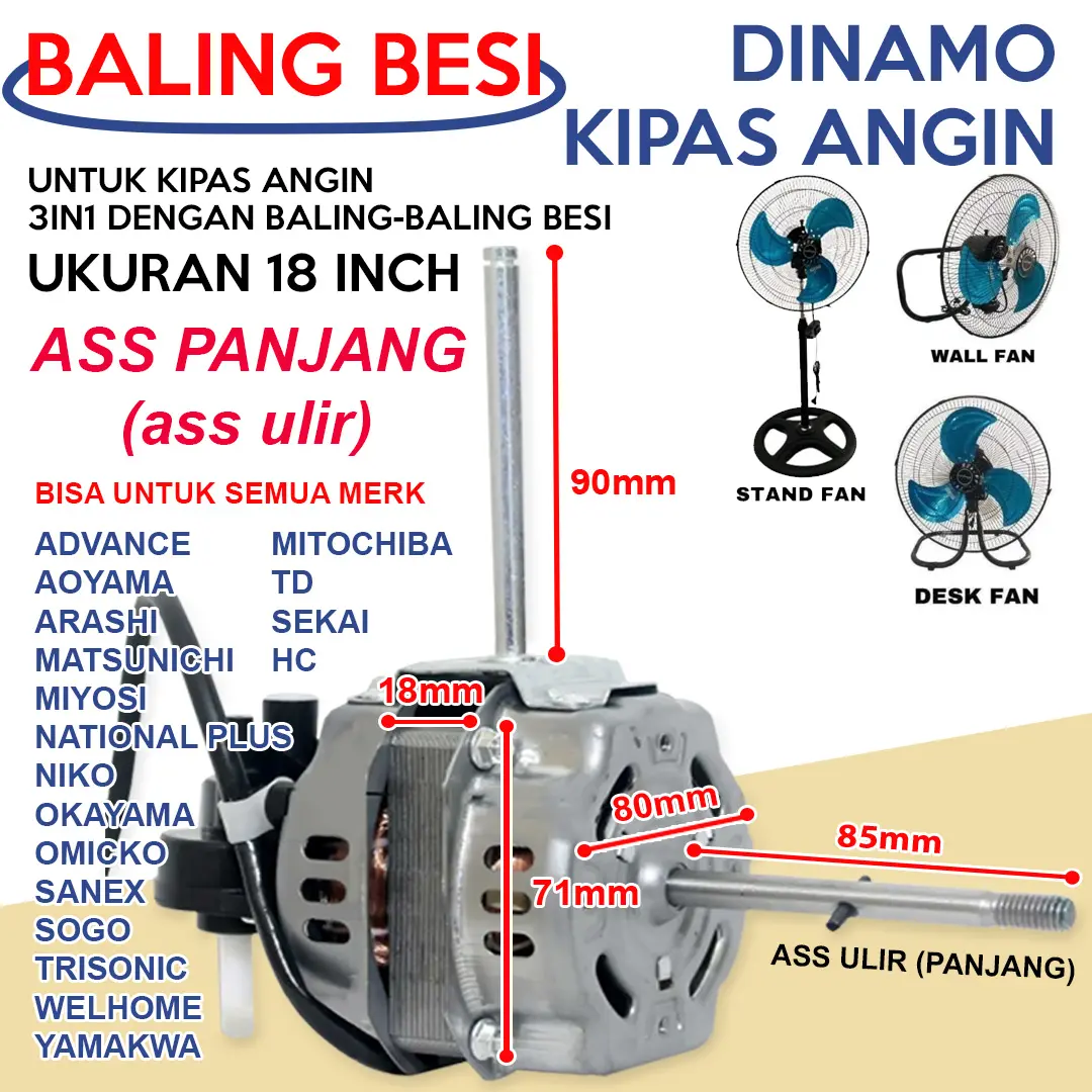 As Panjang 8 CM