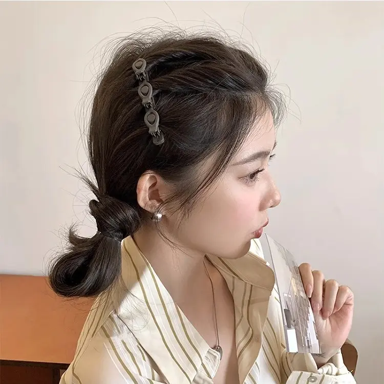 Kẹp Mỏ Vịt Dệt Tóc, Phong Cách Công Chúa Ngọt Ngào Và Bồng Bềnh Kẹp Tóc Hai Lớp, Kẹp Bên Thanh Lịch, Kẹp Thẳng Hoa, Kẹp Bên, Với Kẹp Tóc Trang Trí, phong cách phụ nữ, thời trang thanh lịch và đẹp Women，kẹp tóc 8