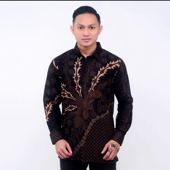 KEMEJA BATIK LENGAN PANJANG READY JUMBO BATIK ATASAN PRIA BATIK KANTOR BATIK SERAGAM 1