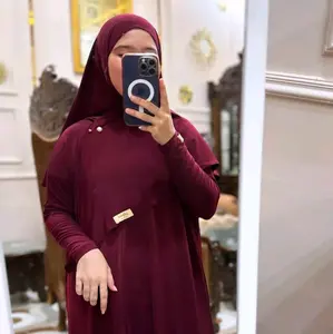 Set abaya viral agnia terbaru