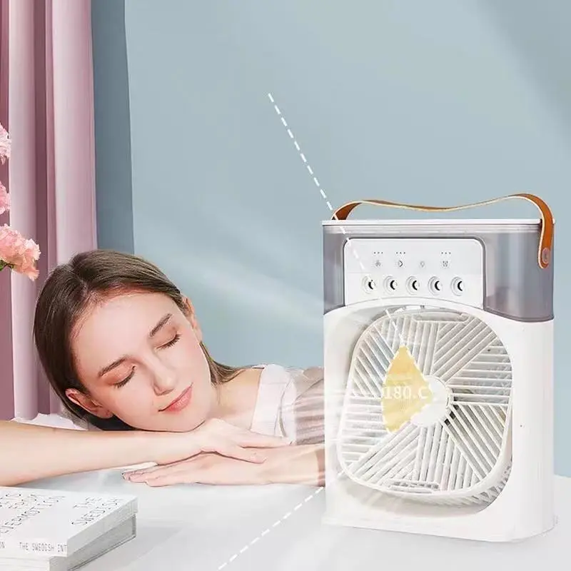 Kipas angin AC mini penyejuk portable Humidifier Air cooler 2