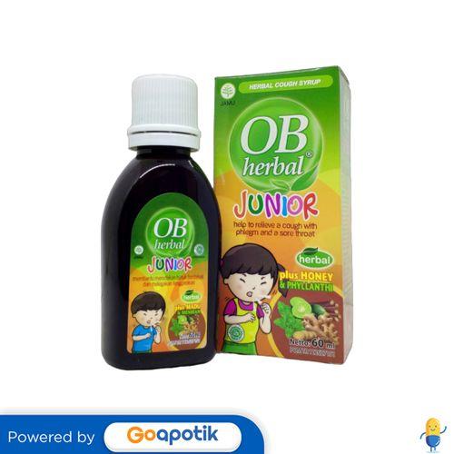 Gambar OBHERBAL JUNIOR SIRUP 60 ML dari Apotek Sumber Rejeki By GoA Kota Administrasi Jakarta Utara Tokopedia