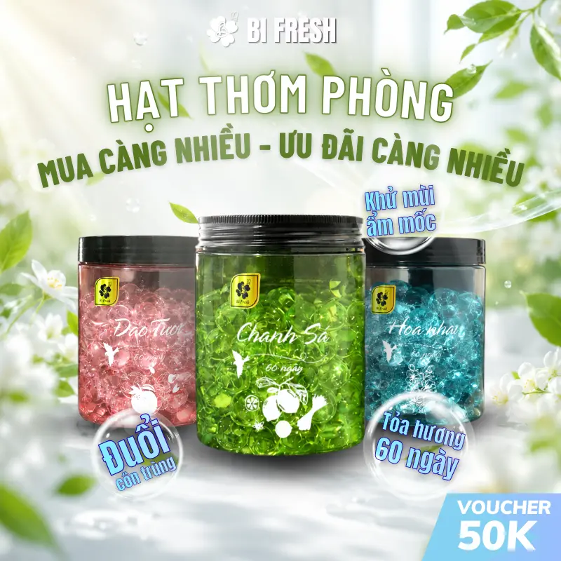 Hạt thơm phòng Bifresh Công Thức Mới Tỏa hương 60 ngày - lọ tỏa hương - Tinh Dầu Thơm Phòng - Thanh Lọc Không Khí, Khử Mùi Phòng Thế Hệ Mới, Hỗ trợ đuổi côn trùng, Dầu Thơm Phòng Dầu Thơm nuoc thom, Nước Hoa vp