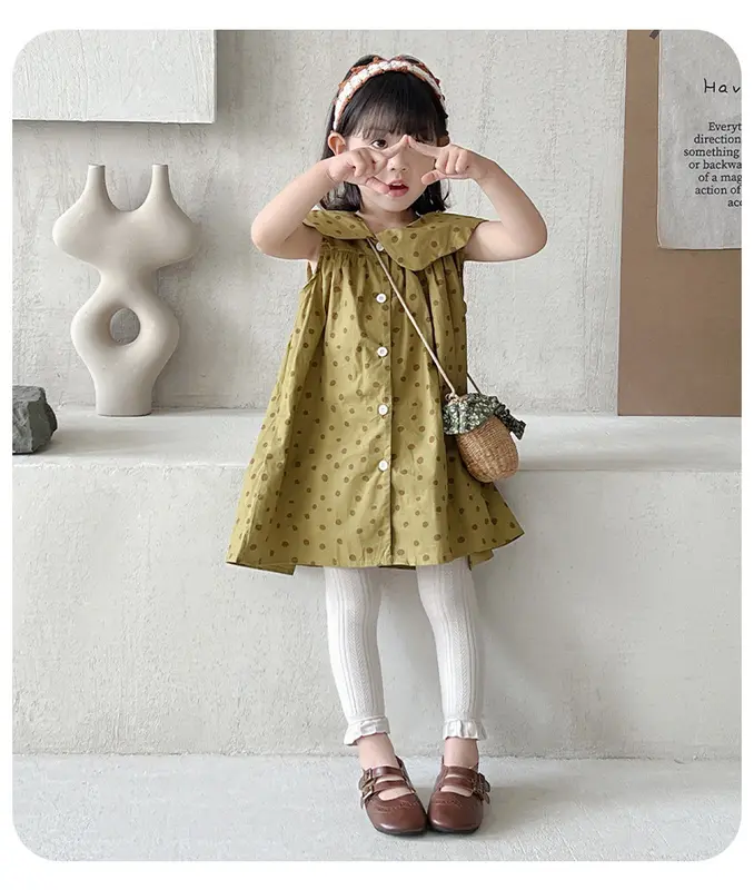 Boboho - Legging Anak Perempuan /  Legging Anak Warna Polos Celana Anak Perempuan Gaya Kekinian Modis Rajut Fashion 2