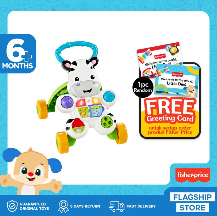 Gambar FISHER PRICE Learn with Me Zebra Walker Mainan Latihan Jalan Bayi dari fisherpriceflagship Kota Tangerang Tokopedia