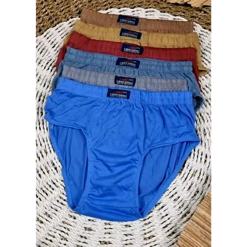 Diskon 6 PCS Celana Dalam Pria Dewasa Comodo Motif Polos CD Cowok Katun Lembut Nyaman dipakai - Size M-3L - Boxer, Pendek Remaja 1
