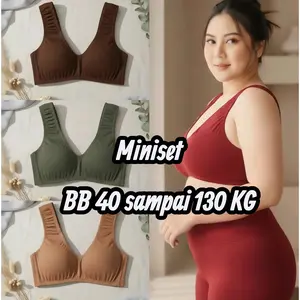 Miniset Bra Brah untuk BB 40 Sampai 130 KG  Wanita Dewasa Sport