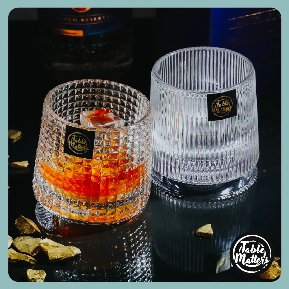 Table Matters - Taikyu - Assorted Rocking Whiskey Glass 160ml