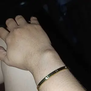 Gelang Tangan Titanium Anak Anak Dan Dewasa model Polos Dan Permata Aksesoris Fashion Costume Kids