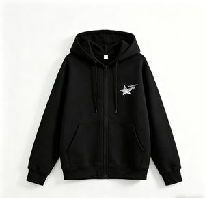 Sudadera con capucha y cremallera para mujer, estilo estampado | Corte holgado y suave, lavable a máquina, apta para todas las estaciones, deportiva y elegante, confección resistente.