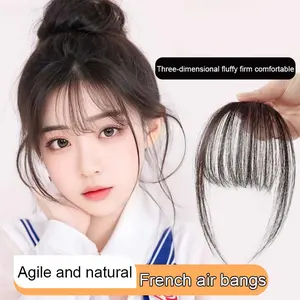 Wig Korea Style – Bangs Udara Ringan, Pon Natural & Tanpa Bekas