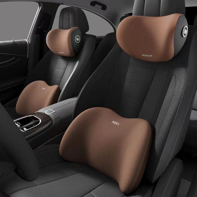 Đầu,Bộ,Gối tựa đầu xe bằng foam nhớ, gối cổ, đệm hỗ trợ thắt lưng, đệm lưng ôm…