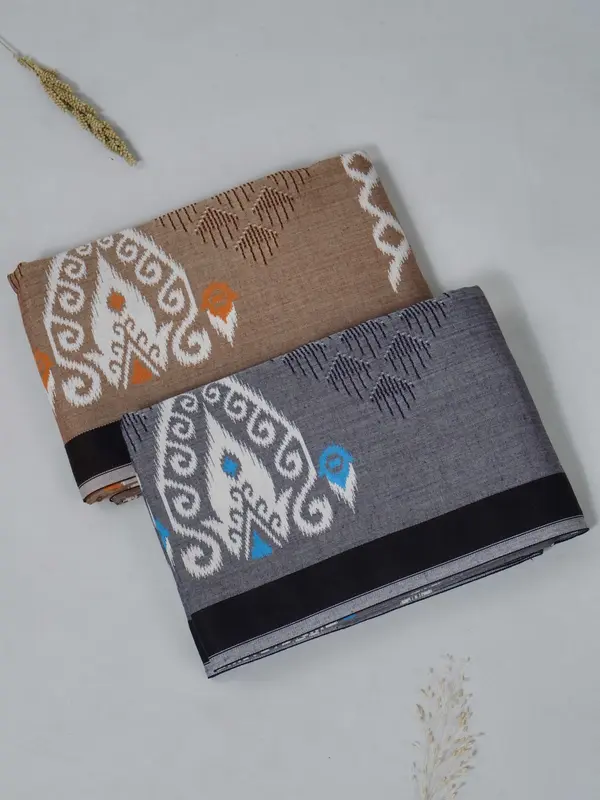 Sarung Sapphire Premium Timbul CCT - Kain Tenun Timbul Kembang Dewasa 7