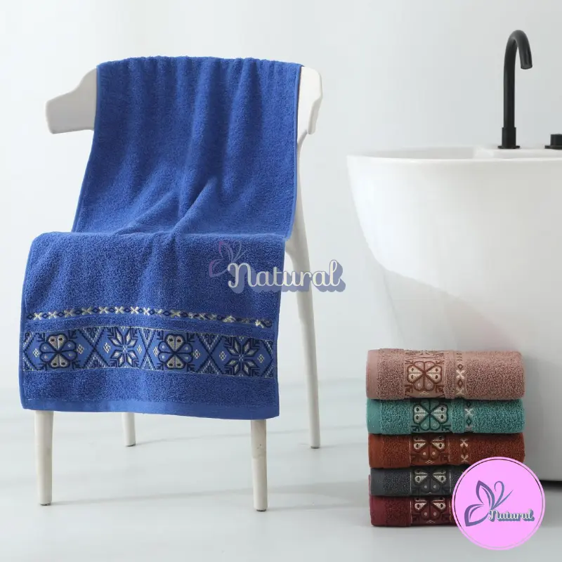 Handuk Kecil Bahan Katun Premium Uk 50x100 - Tahan Lama dan Mudah Dirawat - Handuk Traveling - Handuk Kepala Bahan Menyerap - Handuk Ohanna