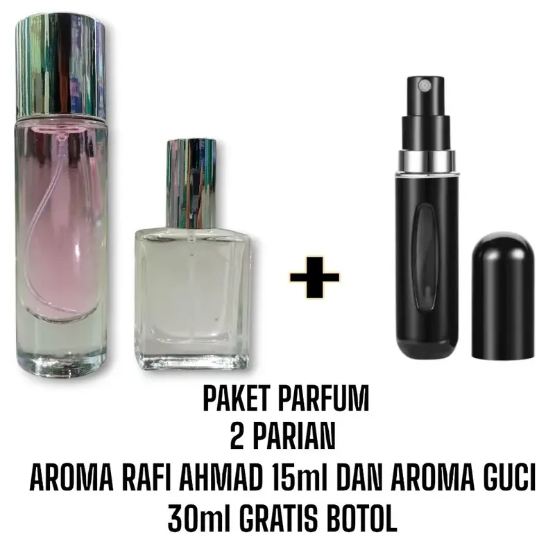 paket Parfum aroma rafi ahmad & aroma Guci grtis botol Parfum 0