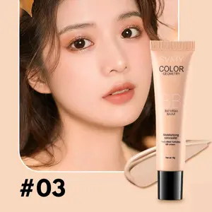COLOR GEOMETRY FOUNDATION #03 Kulit Kuning Langsat Concealer BB Cream Moisturizer Brightening Liquid Tahan Lama Waterproof 20Gr Multifungsi