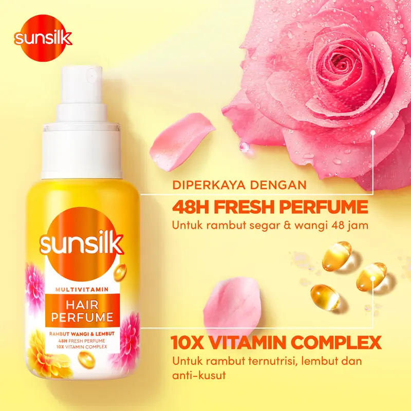 [HARGA SPESIAL] Sunsilk Silky Smooth Hair Perfume 100ml Twinpack 4