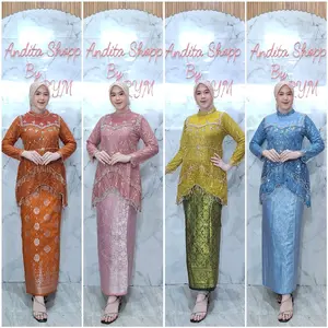 Kebaya Luna Rumbai Susun Payet Premium