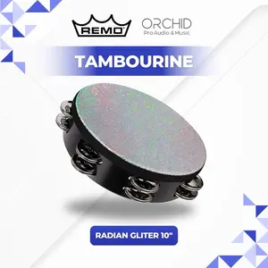 Tamborine Remo Original TA-4110-46/TA-4210-46 Hologram glitters 10 inc