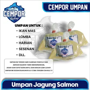 UMPAN SALMON JAGUNG, CEMPOR (IKAN BALAP DAN IKAN INDUKAN)