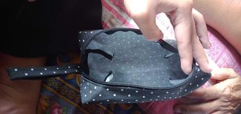 Product Review of Pouch Kanvas Kotak Pouch Make Up Bisa Untuk Souvenir 18x9x7cm from y**u 2