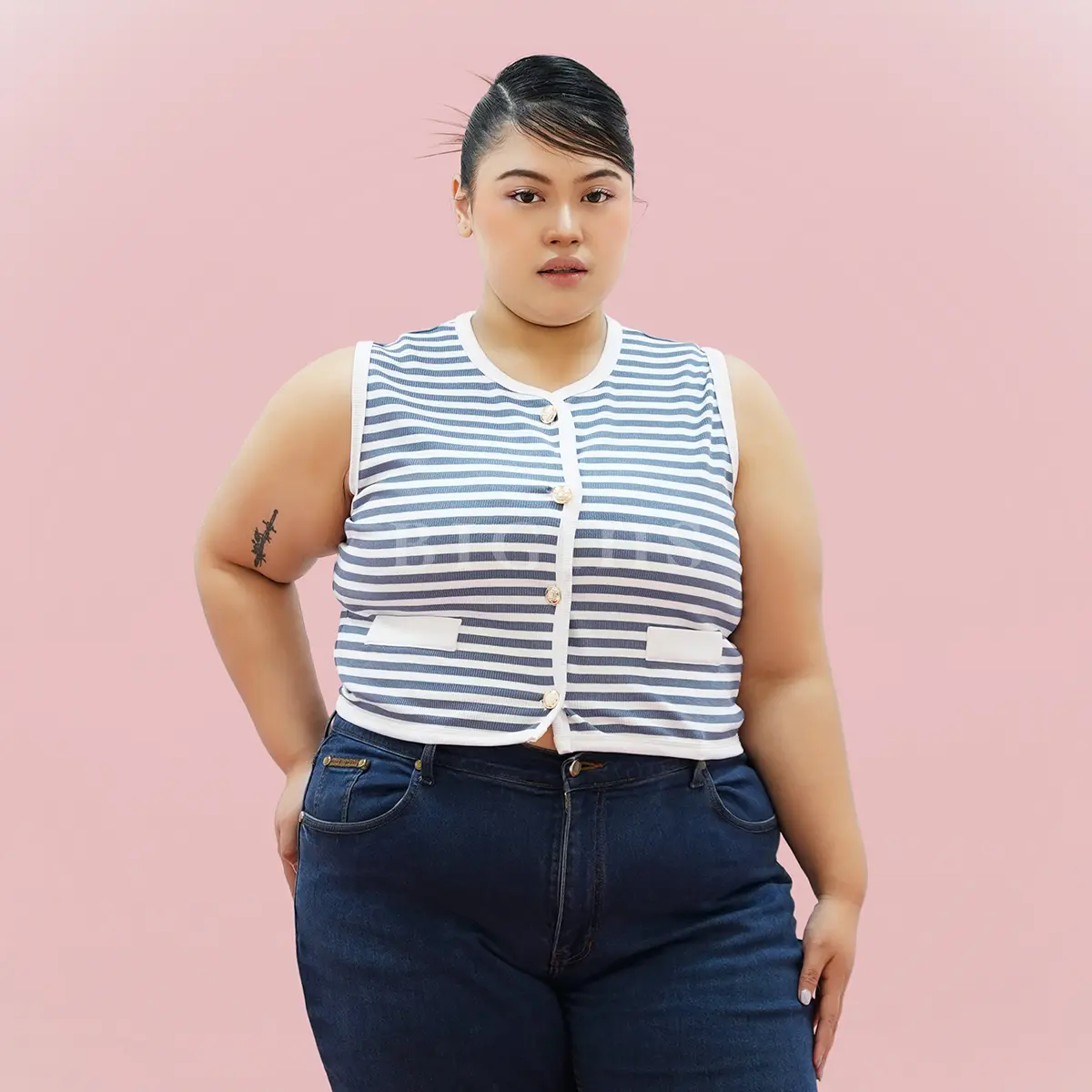 Bigins - Belinda Vest/Vest Stripe - JJK005