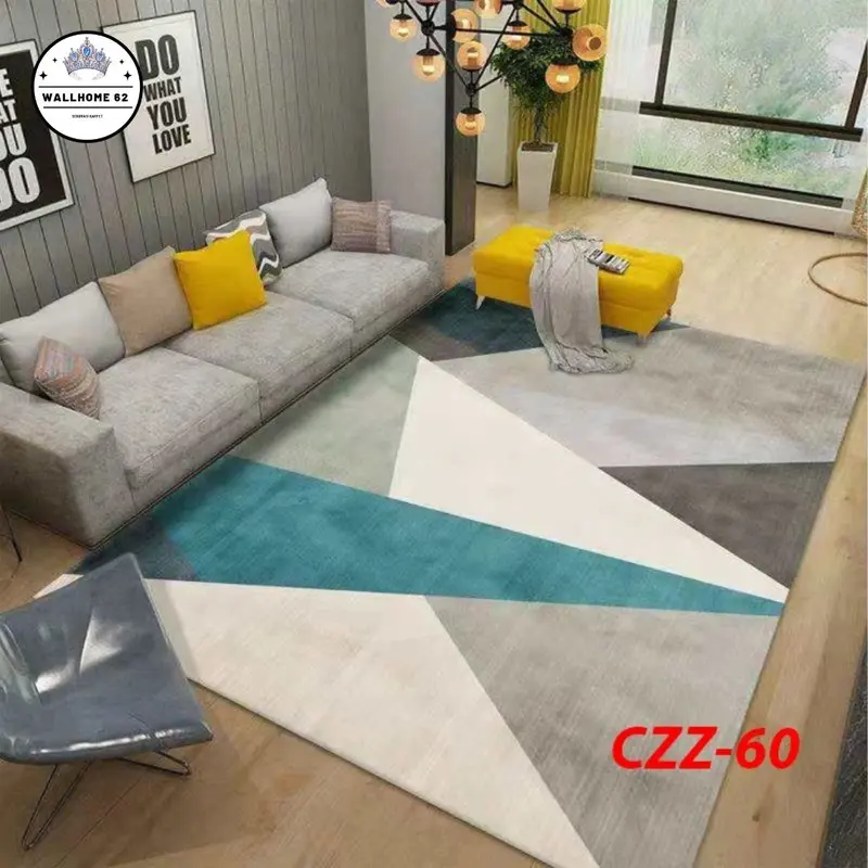 WallHome Karpet Lantai Eropa Import Polyester 100X150cm 8