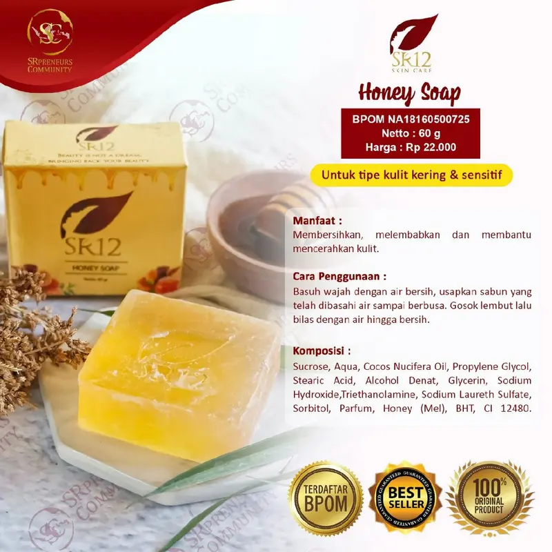 SABUN WAJAH SR12 / SOAP BAR 3
