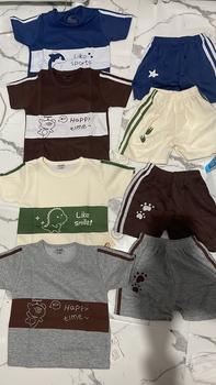 Product Review of (80-130cm) 0-6yrs Terno Short Sleeved Baby Kids Terno Set Outfit For Boy Girl T-Shirt Shorts Shirt Shorts Pattern Casual Pullover Children Suits Sando Sleeveless Nightwear Sleepwea R from O**🌻 1