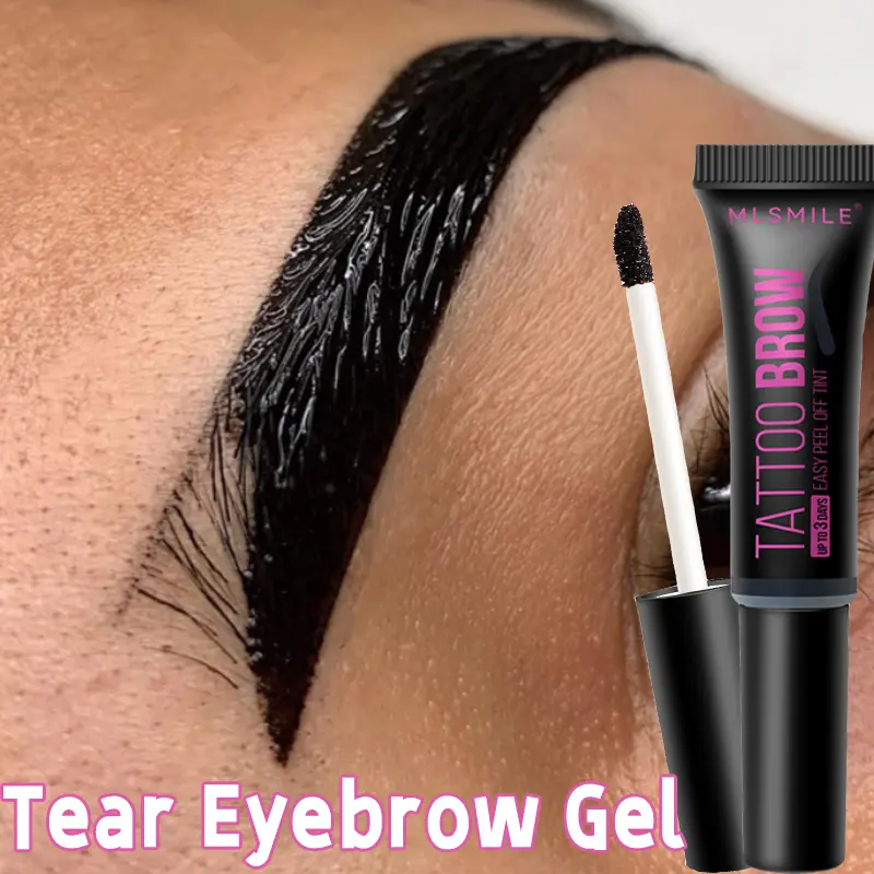 Gel Nhuộm Lông Mày Lột, Kem Kẻ Lông Mày Lâu Trôi 3 Ngày, Chuyên Nghiệp, Dành Cho Phụ Nữ, Hình Xăm Lông Mày Rách, Tăng Cường Màu Nhuộm, Trang Điểm Sắc Tố