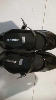 Product Review of Sepatu loafers wanita sepatu Loly MJ Hitam Putih Shoes Sandal Sendal fantofel  korea from s**n 0