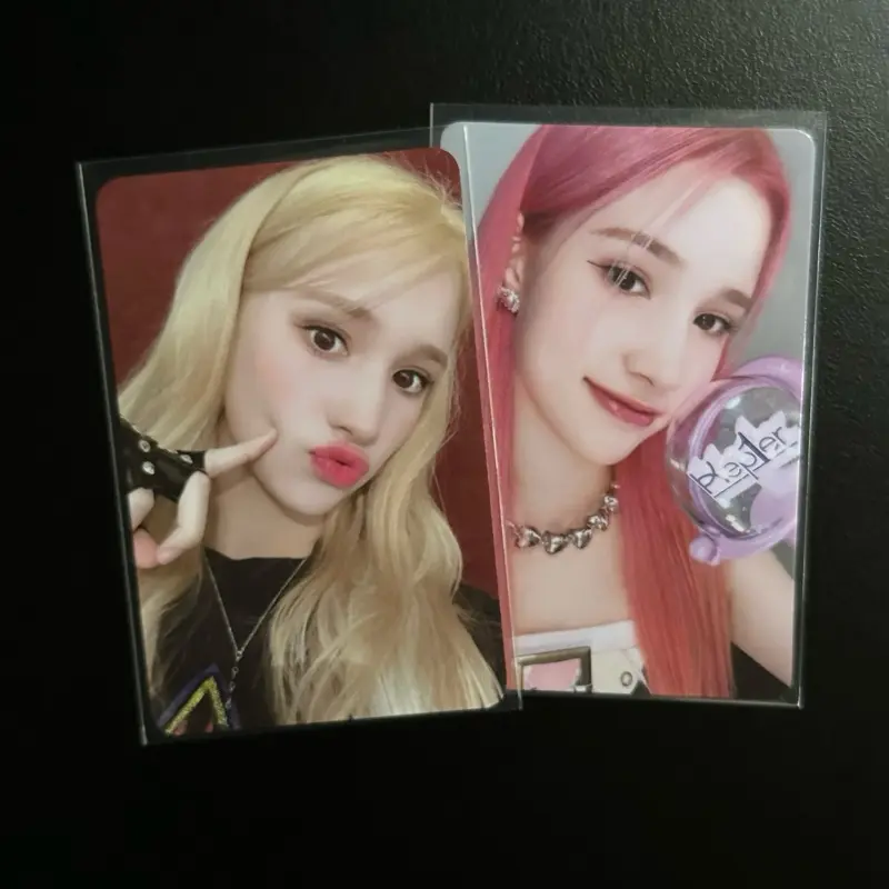 photocard kep1er bahiyyih official benefit ktown4u lightstick bene pre order kepler pink rambut blonde girl group girlband pc foto original ori off offc album debut cantik foto huening hiyyih xiaoting