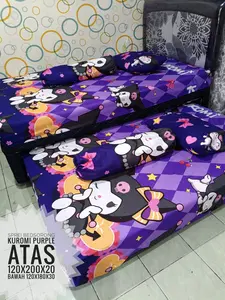 Sprei Bedsorong  /Seprei 2in1 Bahan Katun Disperse Halus Sudah 1 set Dengan Sarung Bantal Dan Sarung Guling  Disetiap Sudut Terdapat Karet
