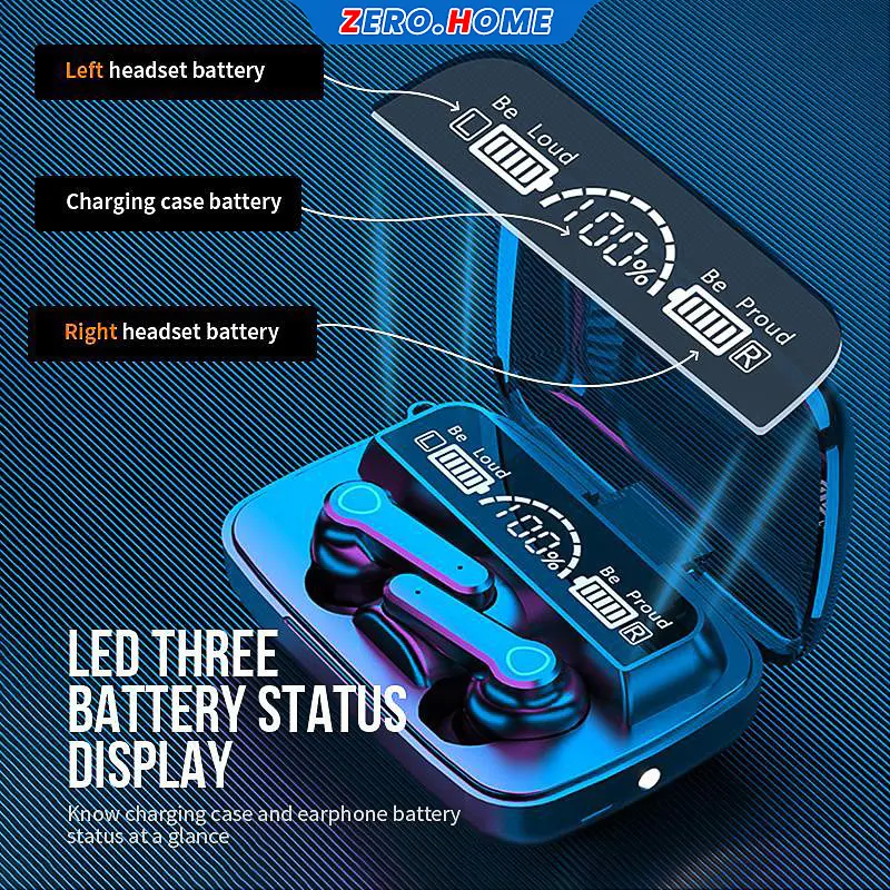 [Beli Lokal]   TWS Wireless Earphone M19/M30/ F9-5/M28 Headset Bluetooth 3000mAh Power Bank TWS with Mic 10D Bass Stereo Headset Waterproof Earbud 5.3 Wireless Earphone Headset Besi Colokan Headphone