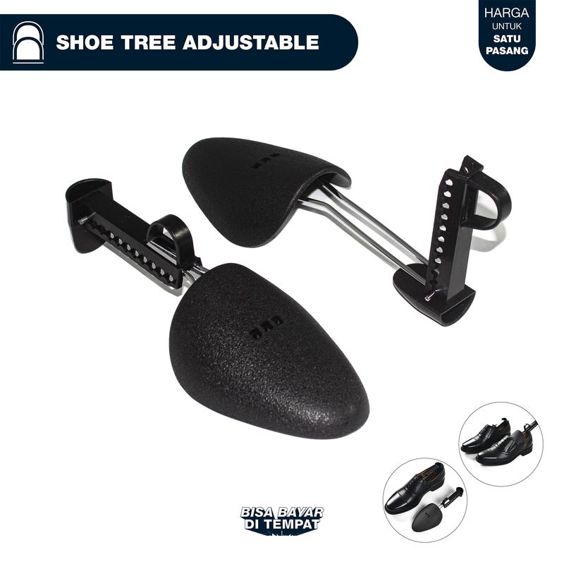 1 Pasang Shoe Tree Adjustable Pria Wanita High Quality | Catokan Sepatu untuk Menjaga Bentuk Sepatu Tetap Seperti Baru Warna Hitam 0