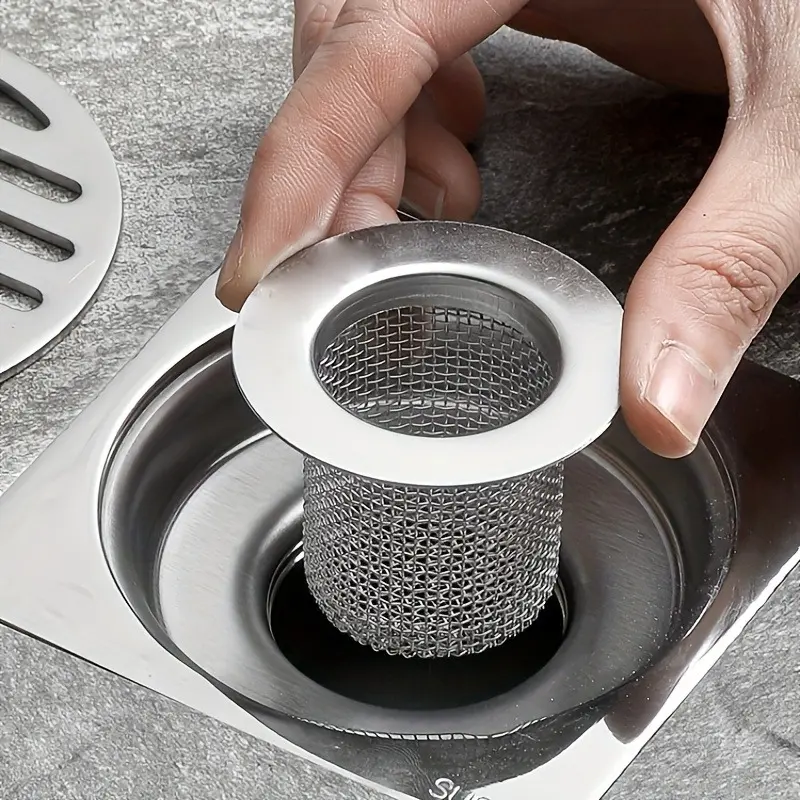 Lõi Thoát Nước Sàn, Vật Liệu Thép Không Gỉ, Lưới Lọc Tóc Chống Côn Trùng, Lưới Lọc Thoát Nước Sàn, Bộ Lọc Chống Tắc Nghẽn 2