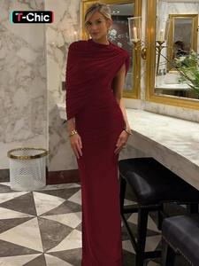 Vestido elegante y sólido para mujer con cuello irregular fruncido, sin mangas, ajustado y asimétrico, vestido formal liso y plisado, ajustado, de fiesta, club o citas, vestido largo y casual para todas las estaciones, ropa de verano para damas