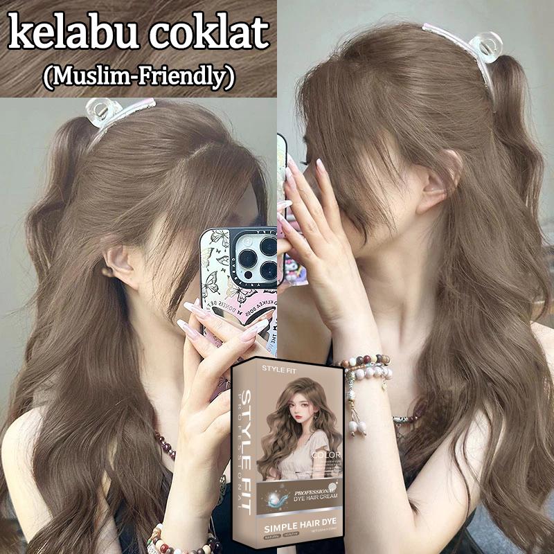 2025 paling laris Hair Dye 200ml pewarna sayuran Alat pewarn - TikTok ...