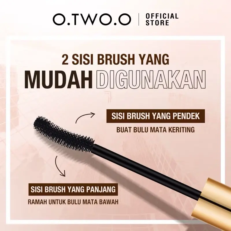 O.TWO.O Mascara Waterproof Long Lasting Volumizing Lengthen Eye Lash Makeup 7