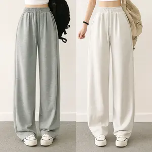 Sweatpants Loose Highwaist Celana Panjang Daily Wanita Nyaman Soft Lembut Tebal