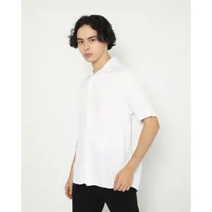 Erigo Short Shirt Lavrenti White - Kemeja Lengan Pendek Rayon Unisex Terlaris