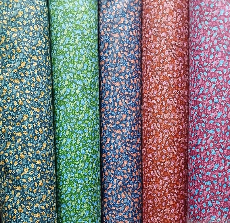 KAIN COTTON POLYESTER CORAK BUNGA 48INCI READY STOCK - TikTok Shop Malaysia