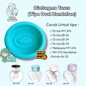 Diafragma tosca Pompa ASI Dr.Isla EB-29 / Dr.Isla EB-30 / Dr.Isla MY-376/ Valve avinie AV-32 / Valve mafababe my-376 / Valve Dr.Isla EB-26 EB-30 / Pentil mesin dr.isla / Karet mesin dr.isla handsfree / silicon  Isla1 ISL1 tosca1 pink1 KM1 Pump Tumpah