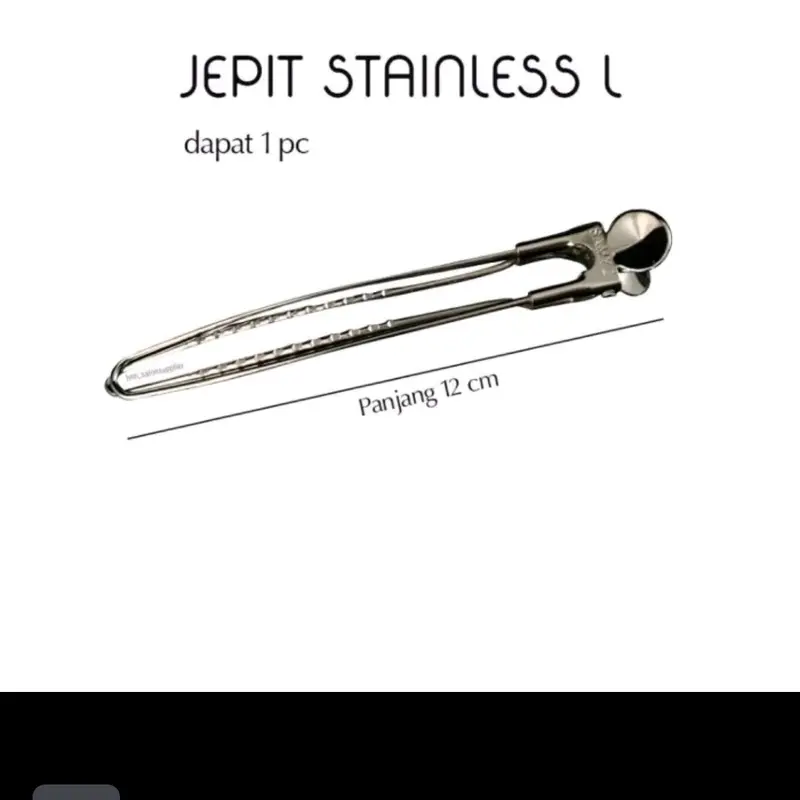 Jepitan Roll Rambut Besar Jumbo Jepitan Bebek Jepitan Rambut Stainless Besi jepit bintang 1