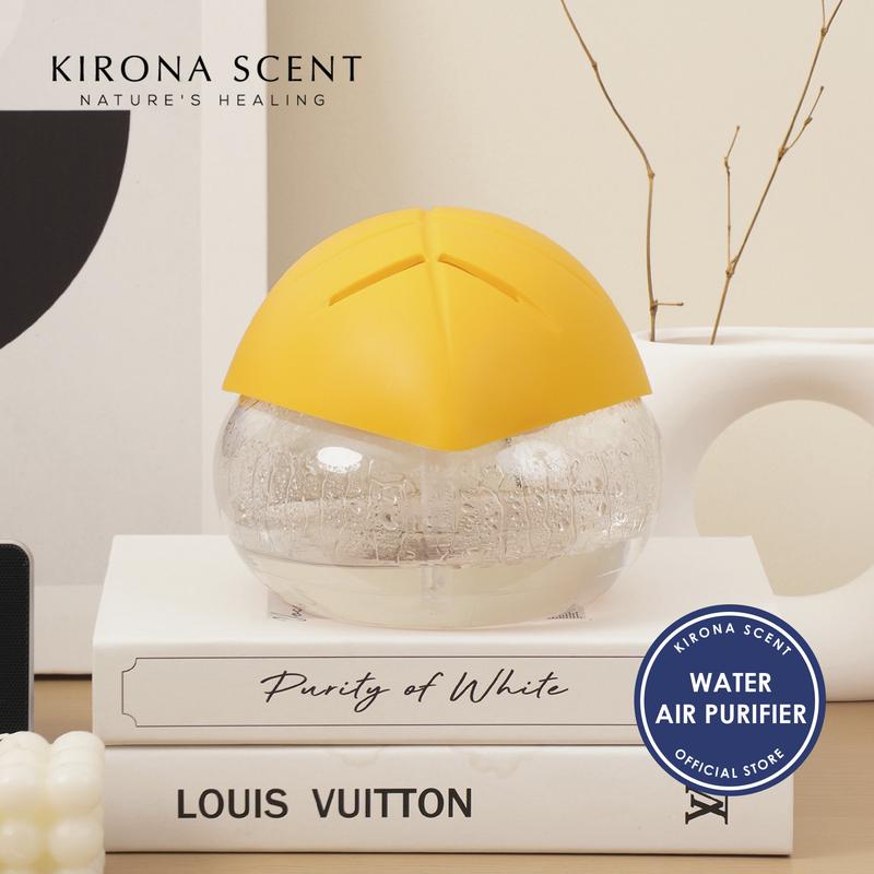 [KIRONA SCENT] Purity Leaf Air Purifier | Yellow | Air Purification | Home & Office Air Purifiers | Water Based Essential Oil | Hotel Scents 0